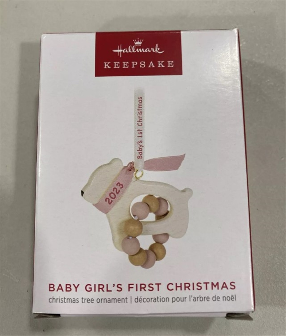 2023 Hallmark Baby Girl's First Christmas Keepsake Ornament *NEW*
