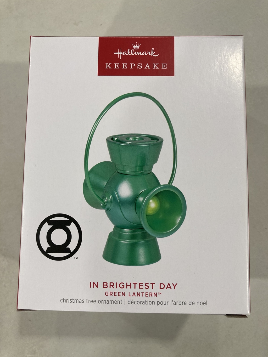 2023 Hallmark Green Lantern In Brightest Day Keepsake Magic Light Ornament *SALE*