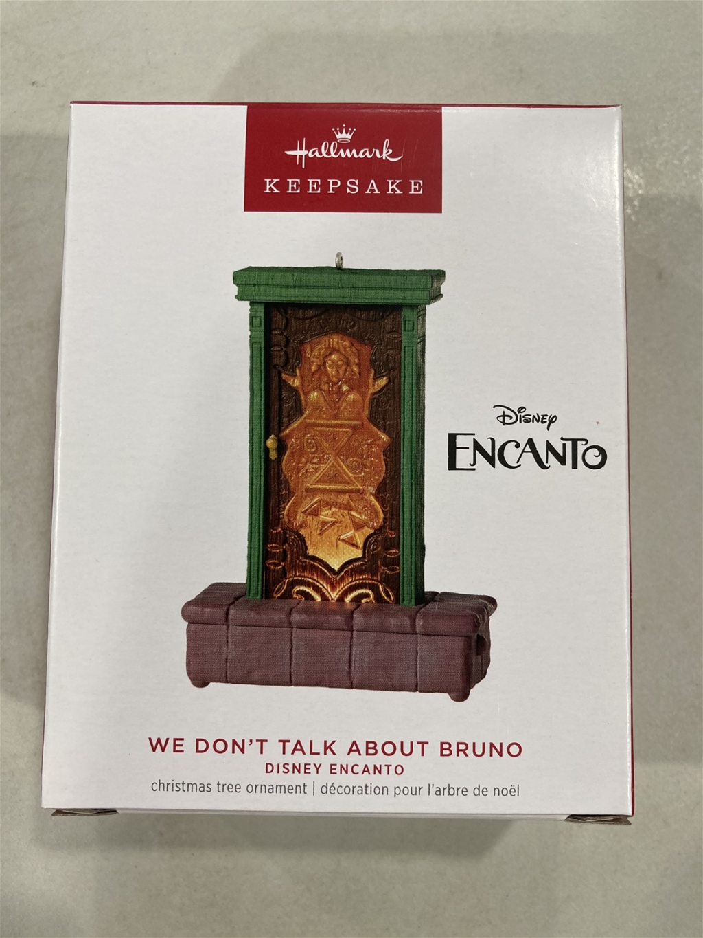 2023 Hallmark Disney Encanto WE DON'T TALK ABOUT BRUNO Keepsake Magic Light & Sound Ornament *SALE*