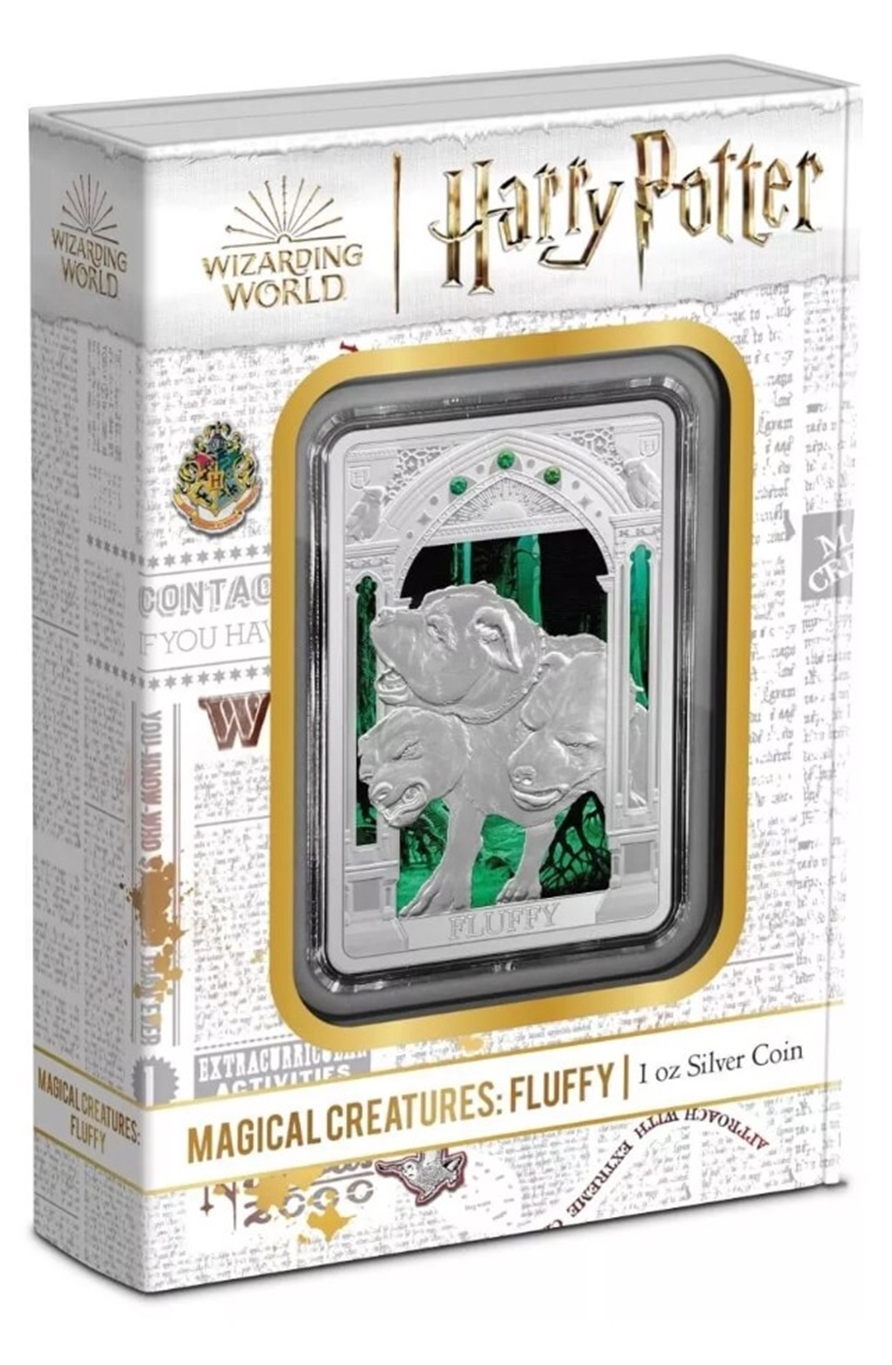 2023 Niue Harry Potter Magical Creatures Fluffy 1 oz Silver Colorized Proof Coin *NEW*