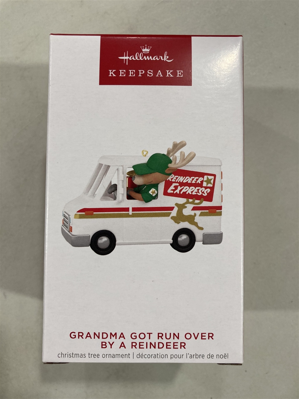 2023 Hallmark Grandma Got Run Over By A Reindeer Keepsake Ornament *SALE*