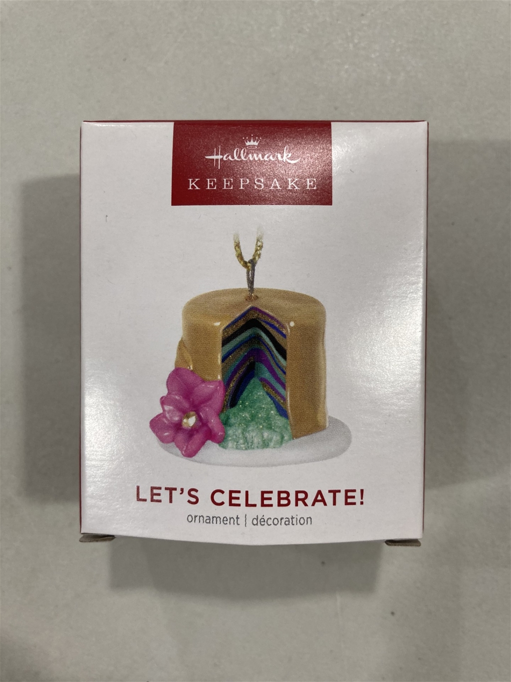 2023 Hallmark Let's Celebrate Miniature Keepsake Ornament *NEW*