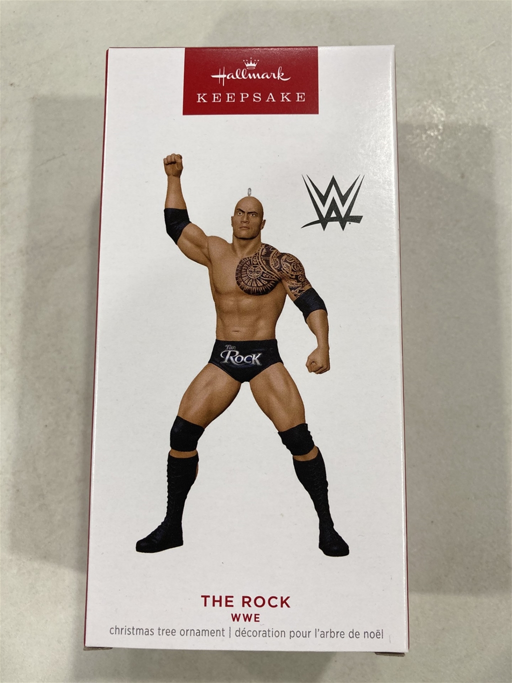 2023 Hallmark WWE The ROCK Keepsake Ornament *NEW*