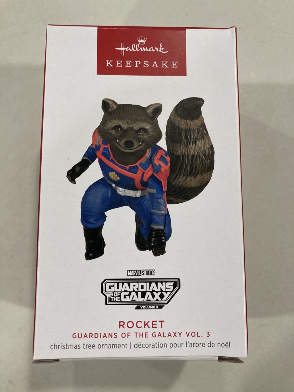 2023 Hallmark Guardians of the Galaxy Vol. 3 ROCKET Keepsake Ornament *NEW*