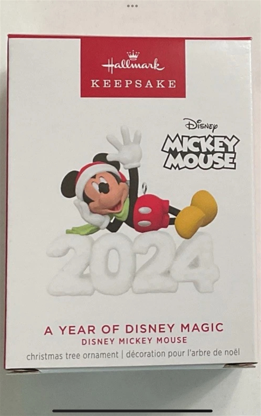 2024 Hallmark A Year Of Disney Keepsake Ornament *NEW*