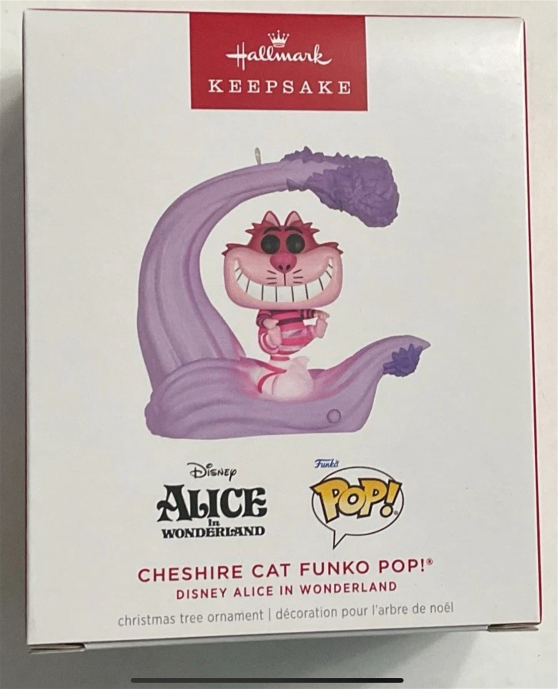 2024 Hallmark Cheshire Cat Disney Alice in Wonderland Keepsake Funko Pop Ornament *NEW*