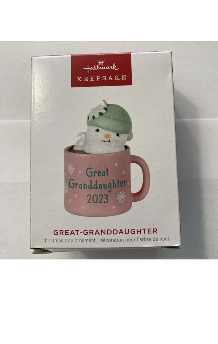 2023 Hallmark Great Granddaughter Keepsake Ornament *NEW*