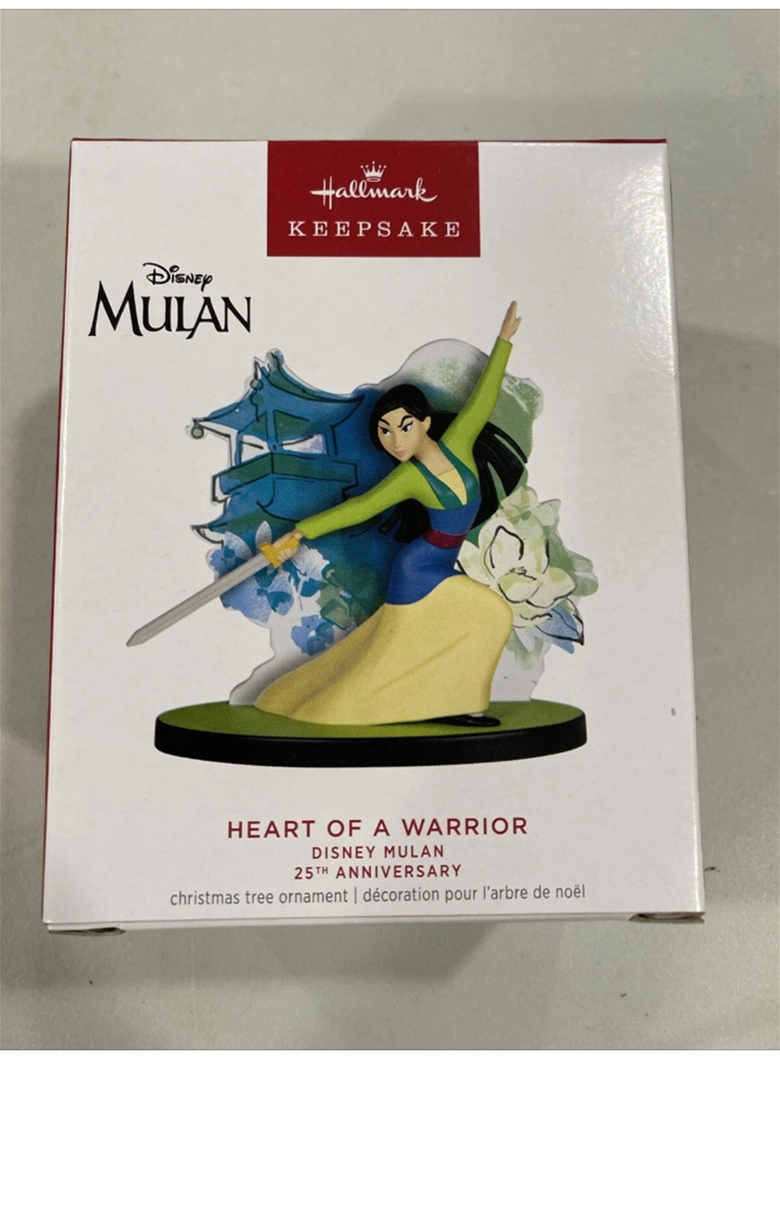2023 Hallmark Disney Mulan 25th Anniversary Heart of A Warrior Keepsake Ornament *NEW*