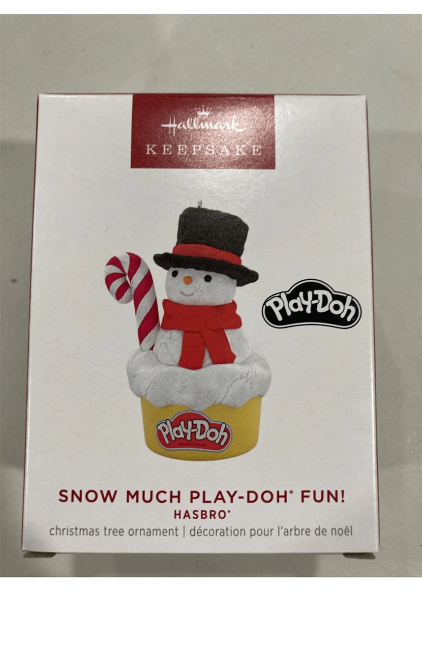 2023 Hallmark Snow Much Play-Doh Fun! Keepsake Ornament *NEW*