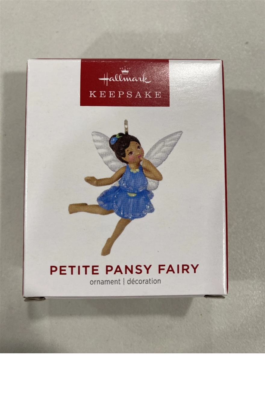 2023 Hallmark MINI Petite Pansy Fairy Keepsake Ornament *NEW*