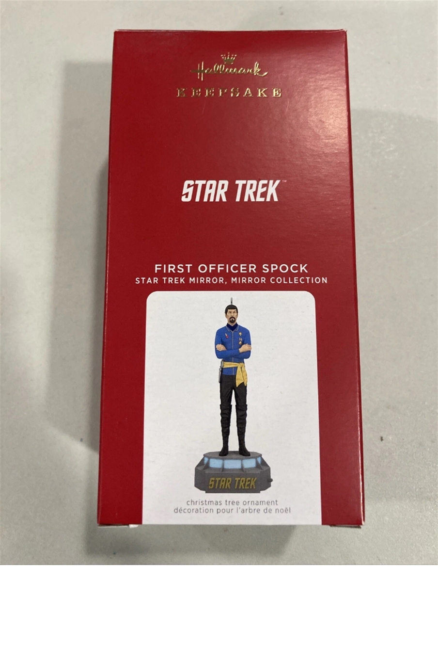 2020 Hallmark First Officer Spock Star Trek Storyteller Keepsake Ornament *NEW*