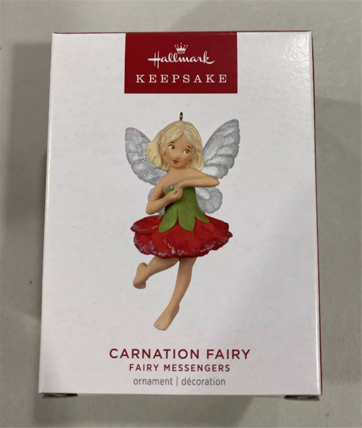 2023 Hallmark #19 Carnation Fairy Keepsake Ornament *NEW*