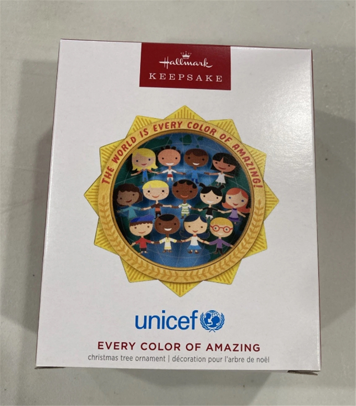 2023 Hallmark Every Color of Amazing Unicef Keepsake Ornament *NEW*