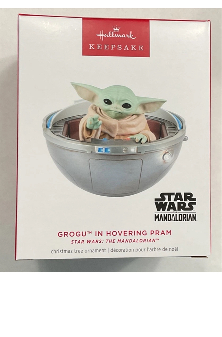 2024 Hallmark Grogu in Hovering Pram Star Wars Mandalorian Keepsake Ornament *NEW*