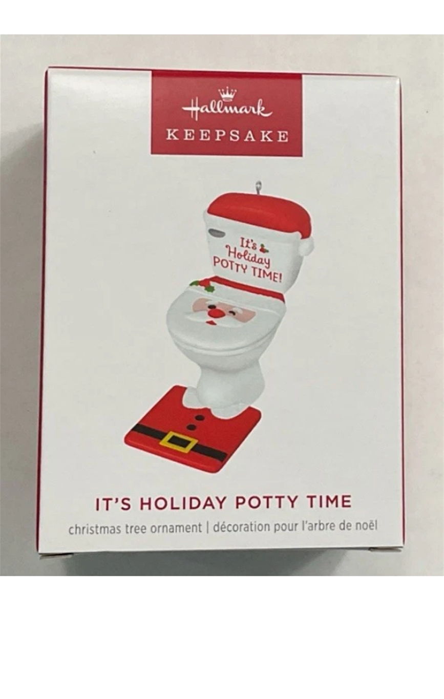 2024 Hallmark It's Holiday Potty Time Keepsake Ornament *NEW*