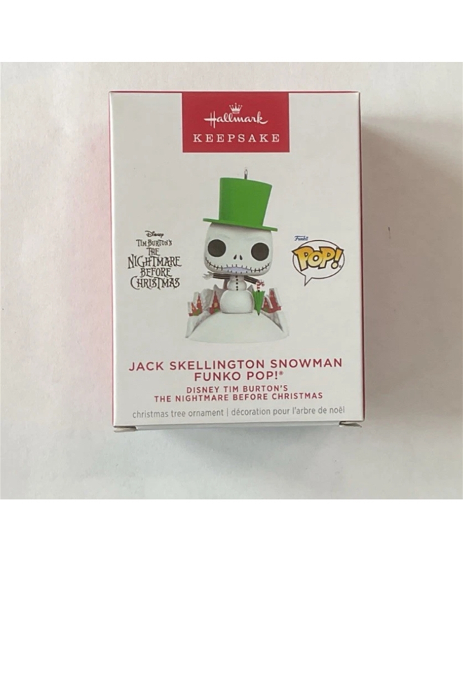 2024 Hallmark Jack Skellington Snowman Keepsake Funko Pop Ornament *NEW*