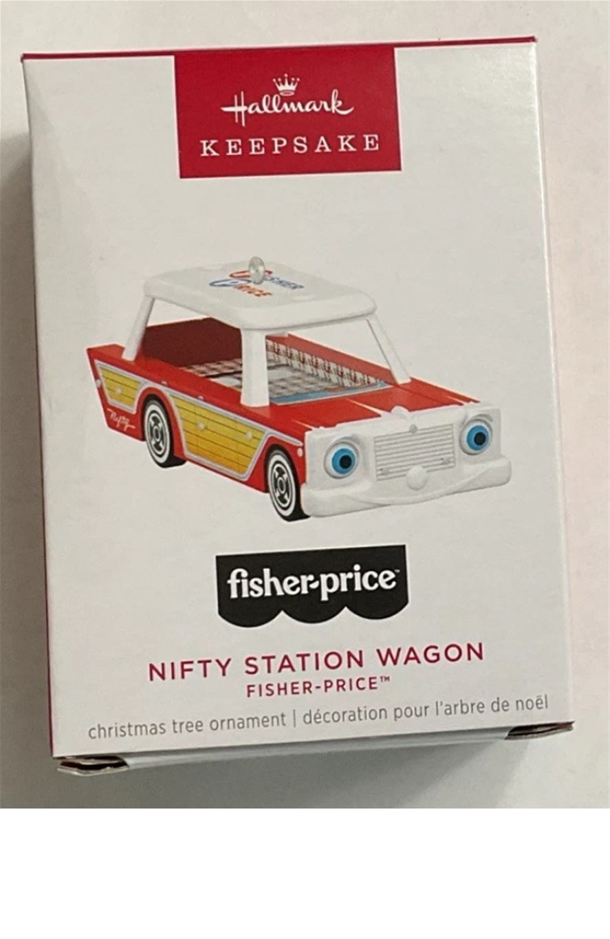 2024 Hallmark Nifty Station Wagon Fisher-Price Keepsake Ornament *NEW*