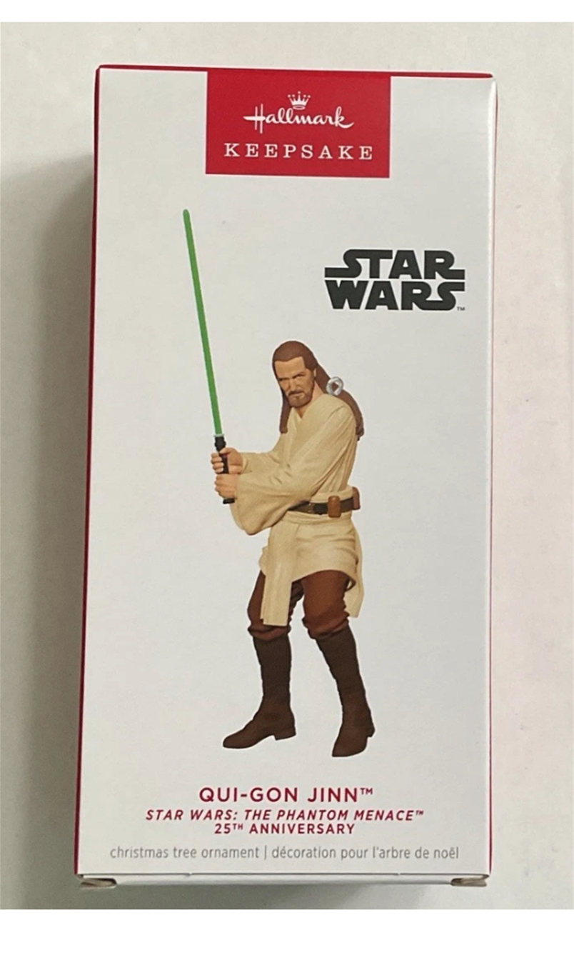 2024 Hallmark Qui-Gon Jinn Star Wars Keepsake Ornament *NEW*