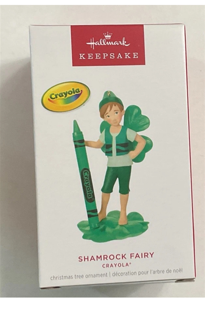 2024 Hallmark Shamrock Fairy Crayola Keepsake Ornament *NEW*
