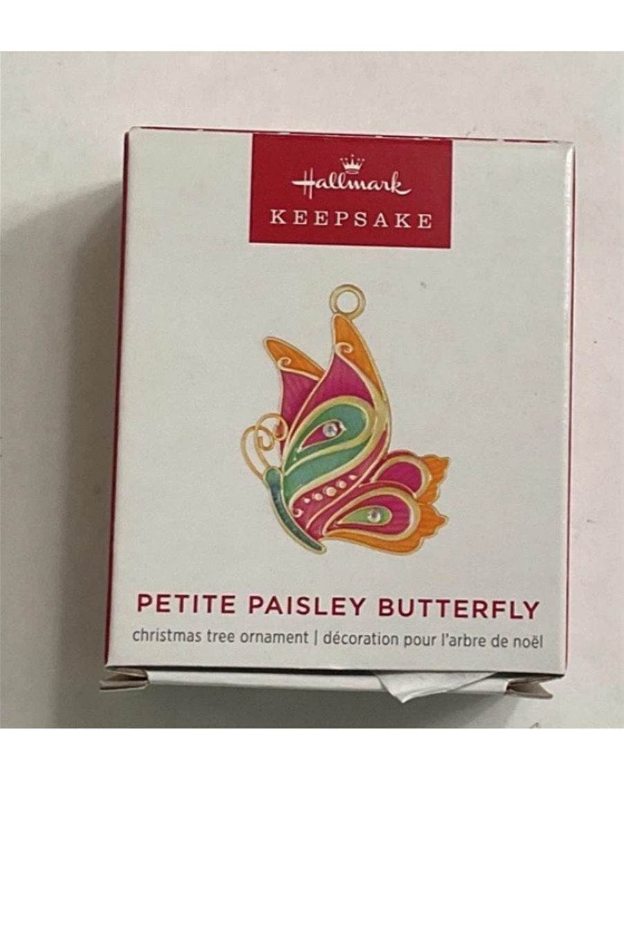 2024 MINI Hallmark Petite Paisley Butterfly Keepsake Ornament *NEW*