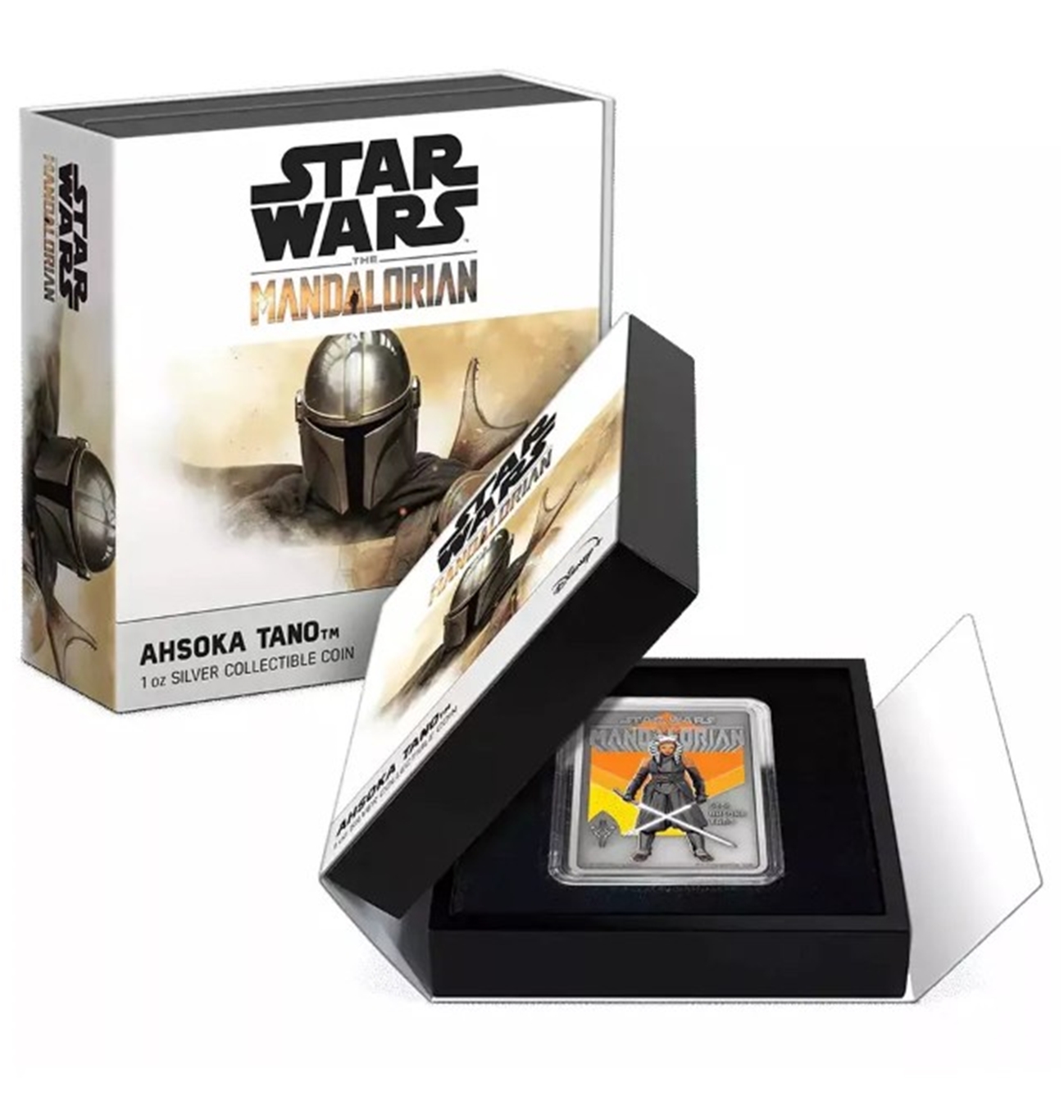 2022 Niue Star Wars The Mandalorian Ahsoka Tano Poster 1 oz .999 Silver Proof Coin *NEW*