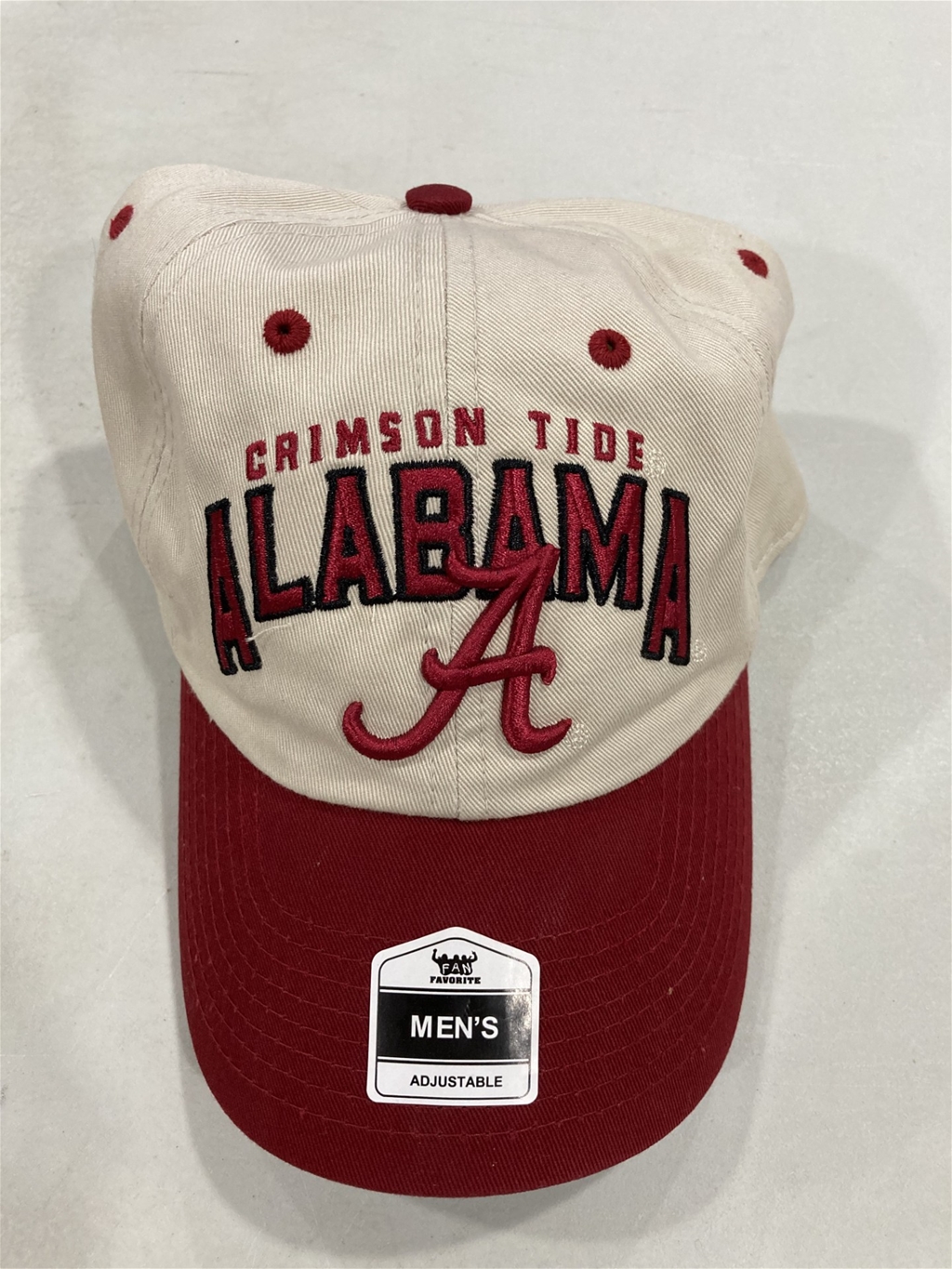 Alabama Crimson Tide NCAA Natural Mass Bold City Clean Up Adjustable Hat *NEW*