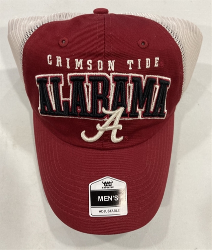Alabama Crimson Tide NCAA Razor Red Mass Bridge Clean Up Mesh Snapback Hat *NEW*