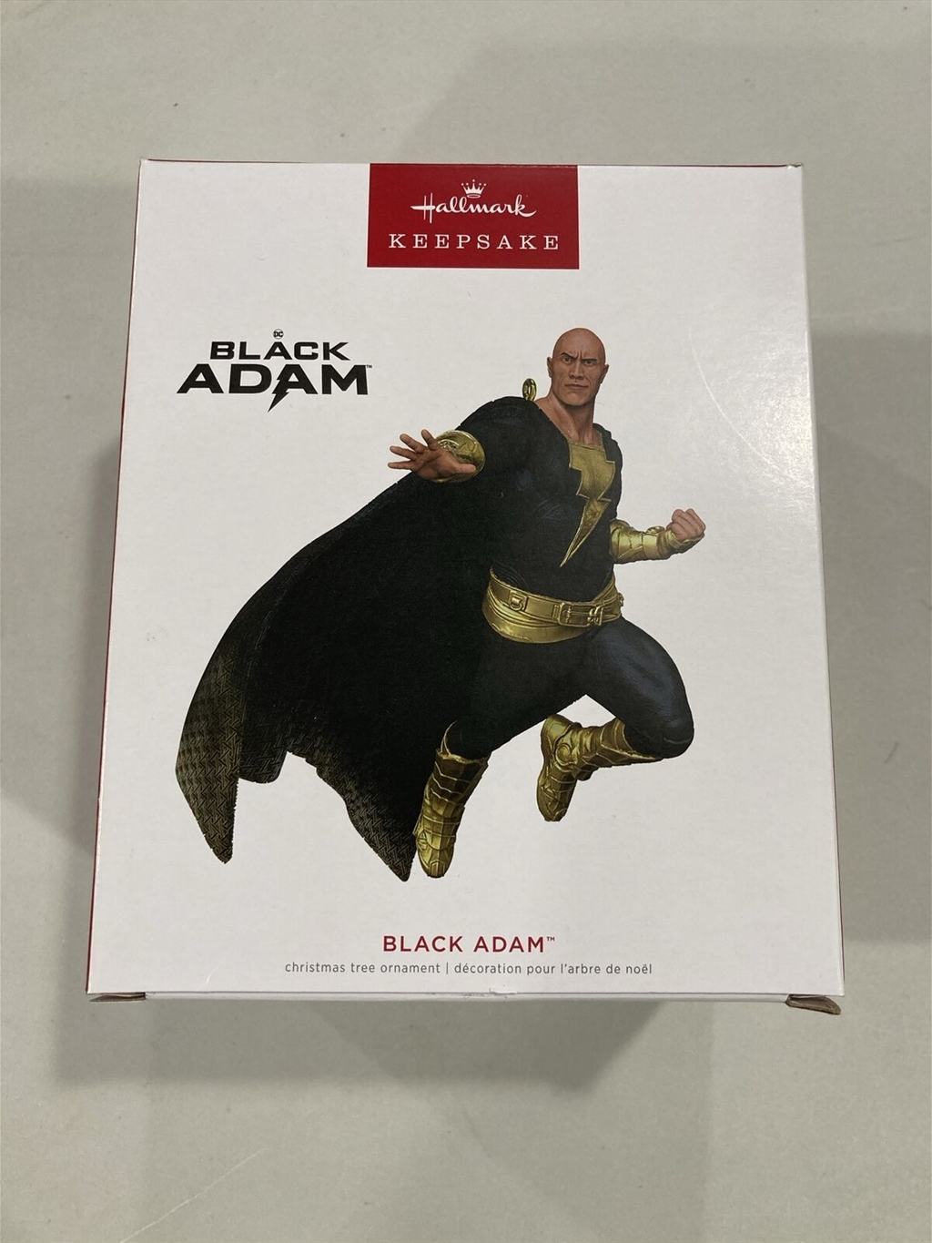 2022 Hallmark DC Black Adam Keepsake Ornament *NEW*