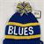 St. Louis Blues Vintage NHL Royal Bering Knit Cuff Pom *NEW*