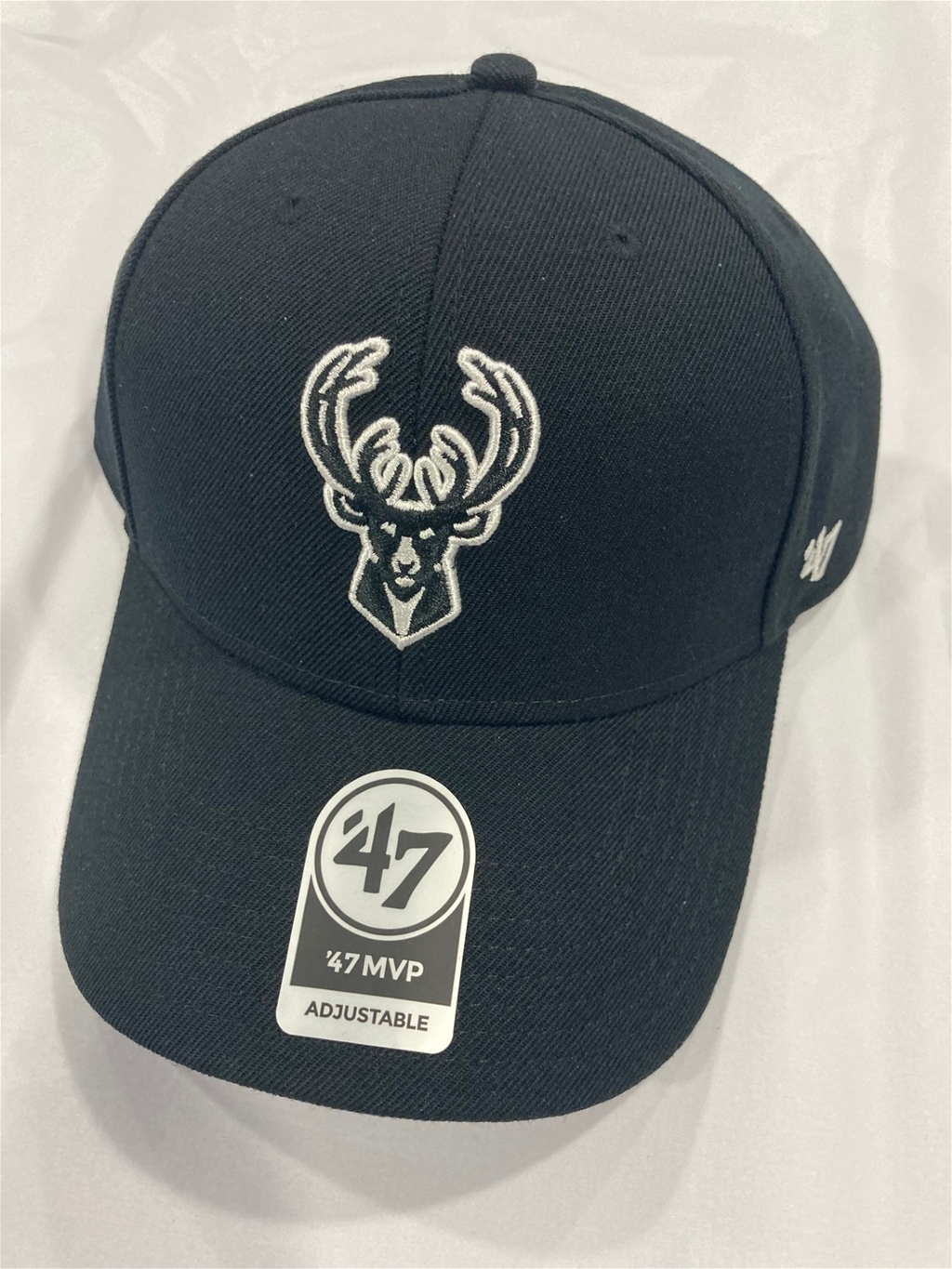Milwaukee Bucks NBA Black MVP Adjustable Hat *NEW*