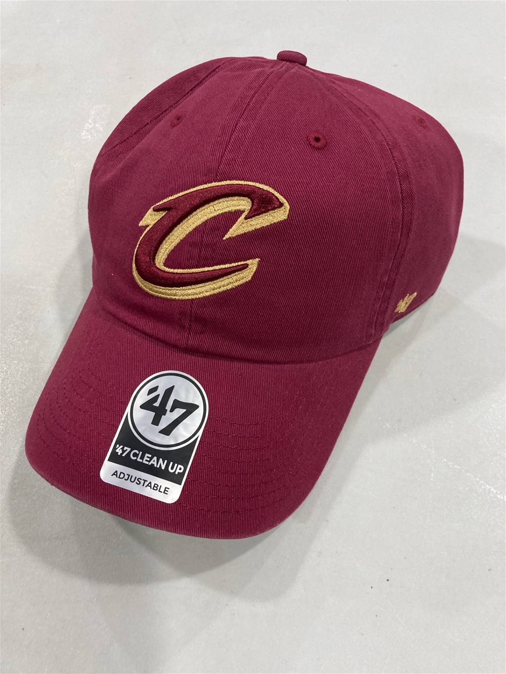 Cleveland Cavaliers NBA Cardinal Clean Up Adjustable Hat *NEW*