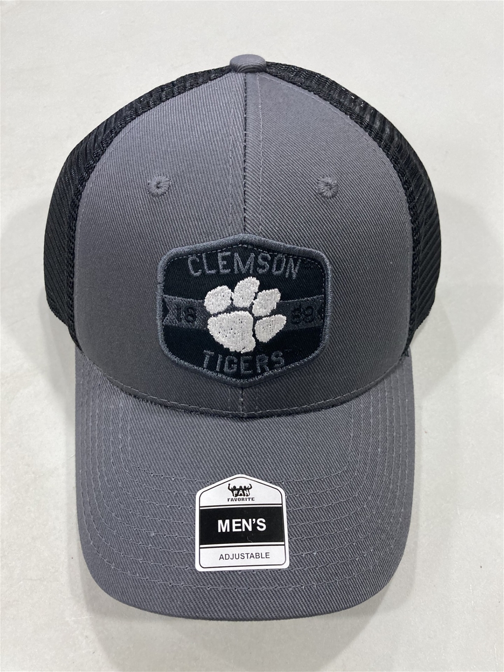 Clemson Tigers NCAA Charcoal Mass Gannon MVP Mesh Adjustable Snapback Hat *NEW*