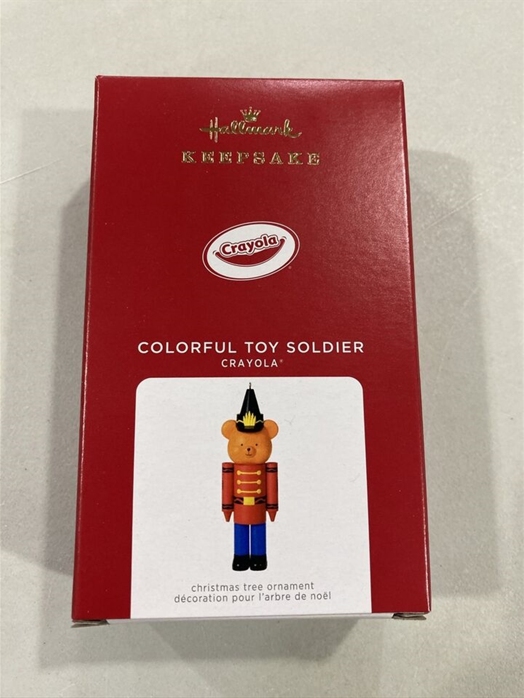 2021 Hallmark Crayola Colorful Toy Soldier Keepsake Ornament *SALE*