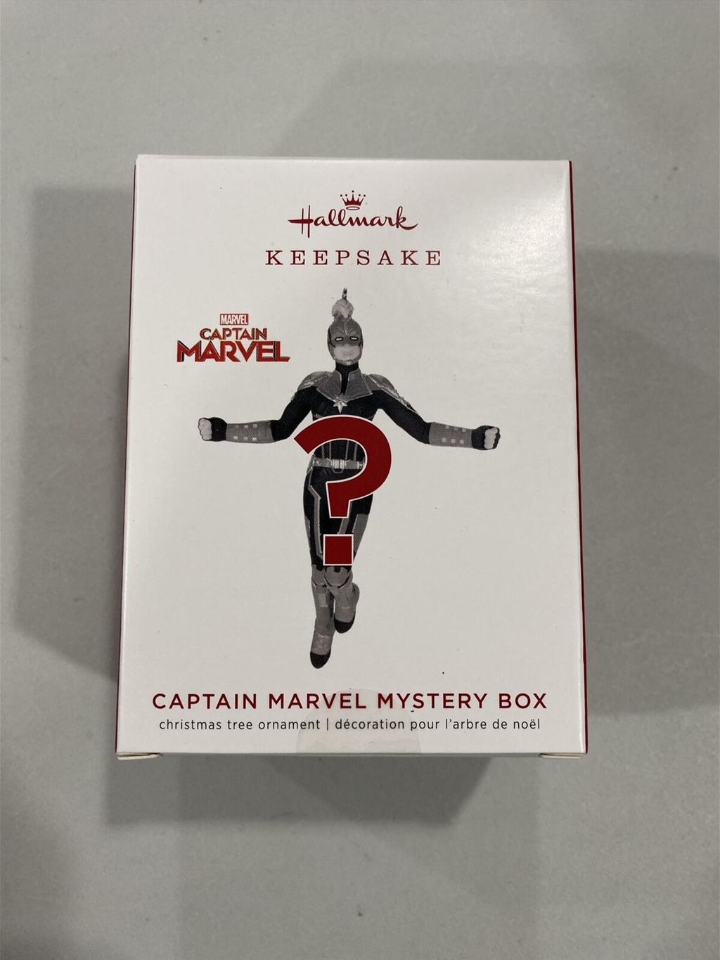 2019 Hallmark Captain Marvel Mystery Box Keepsake Ornament *SALE*