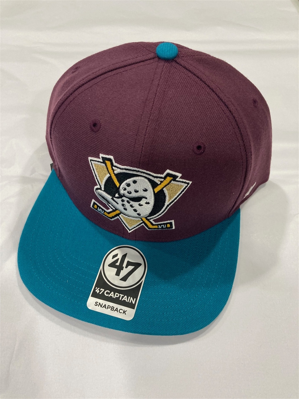 Anaheim Ducks NHL Plum No Shot Captain Snapback Hat *NEW*