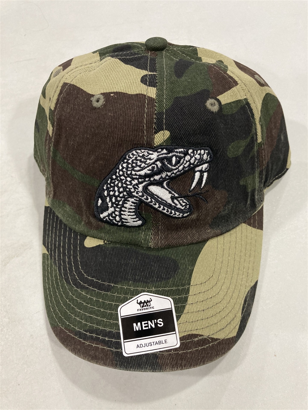 Florida A&M Rattlers NCAA Camo Mass Clean Up Adjustable Hat *SALE*