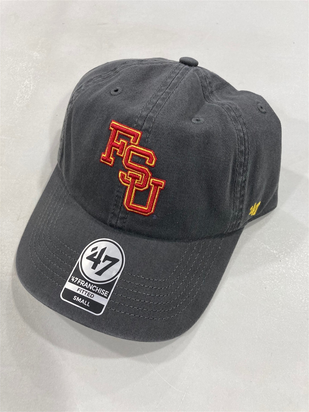 Florida State Seminoles Vintage NCAA Charcoal Classic Franchise Fitted Hat *NEW*