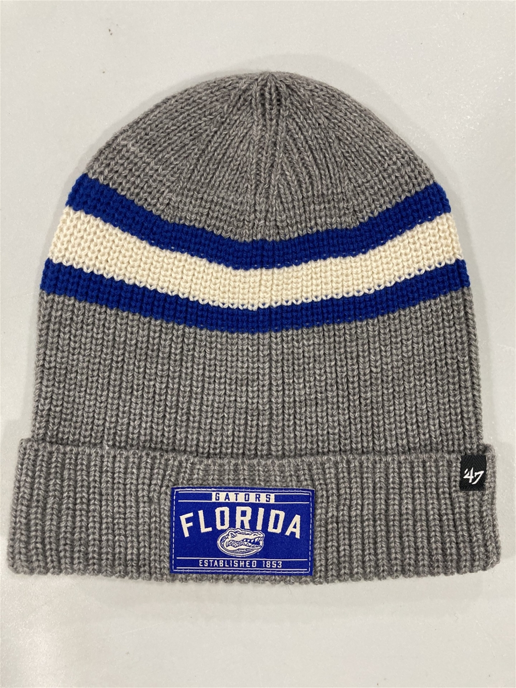 Florida Gators NCAA Dark Gray Penobscot Knit Cuff Hat *NEW*