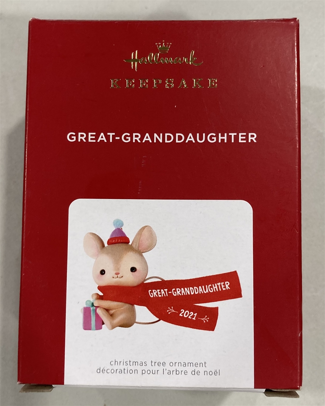 2021 Hallmark Great-Granddaughter Keepsake Ornament *SALE*