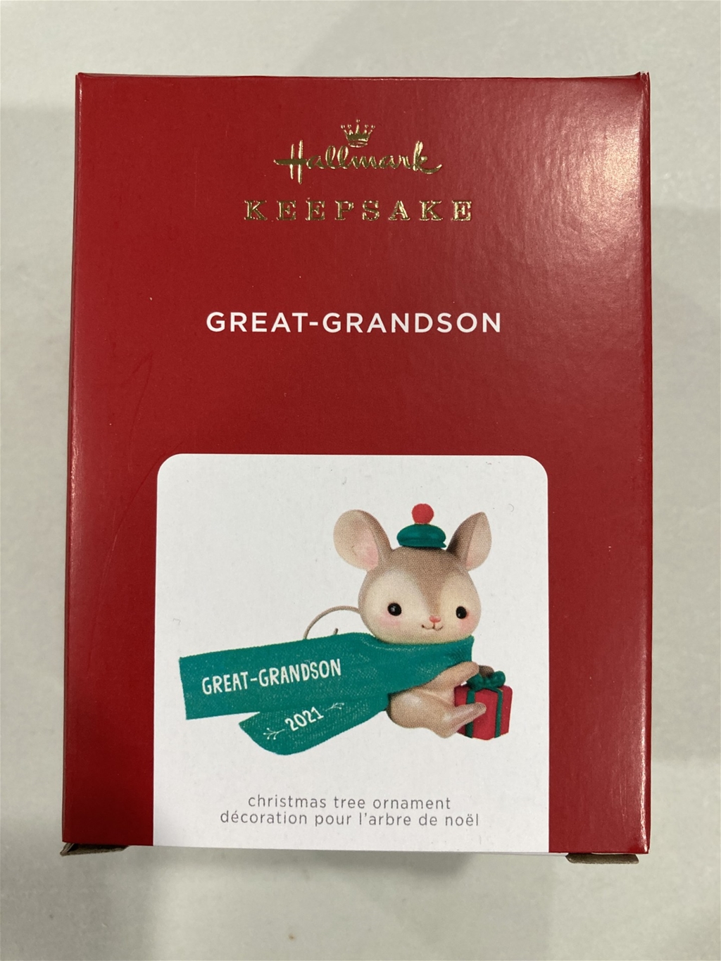 2021 Hallmark Great-Grandson Keepsake Ornament *SALE*