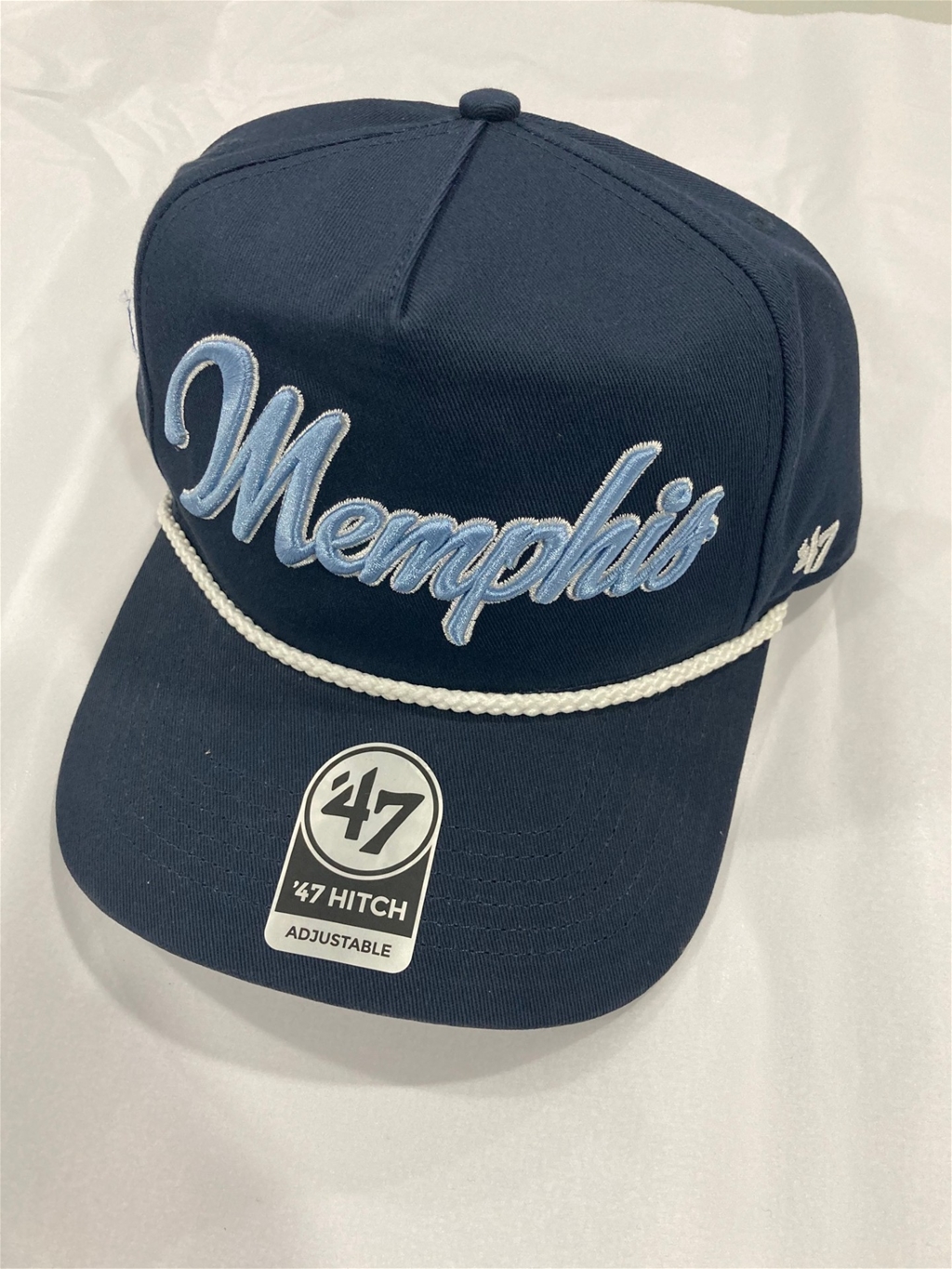 Memphis Grizzlies NBA Navy Overhand Hitch Snapback Hat *NEW*