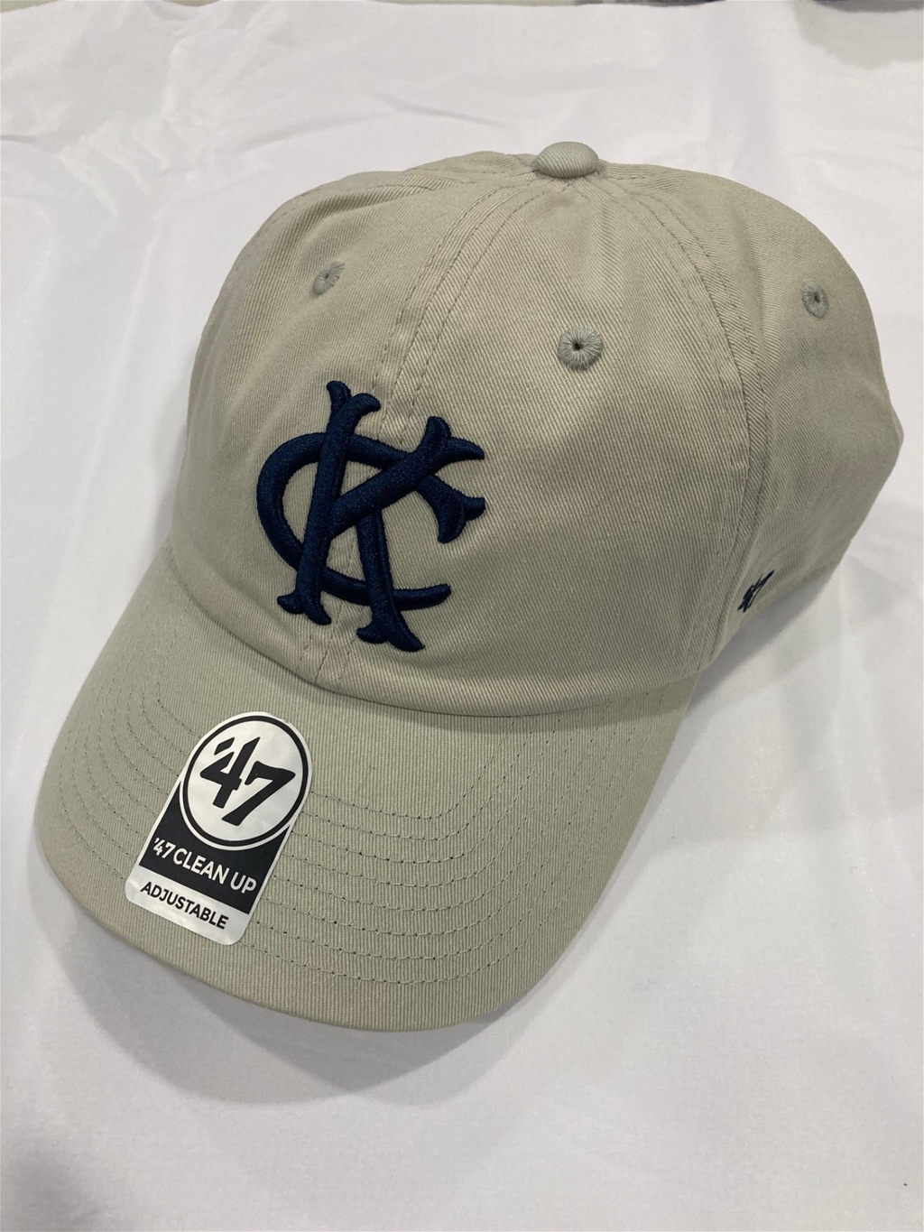 Kansas City Athletics Cooperstown MLB Gray Clean Up Adjustable Hat *NEW*