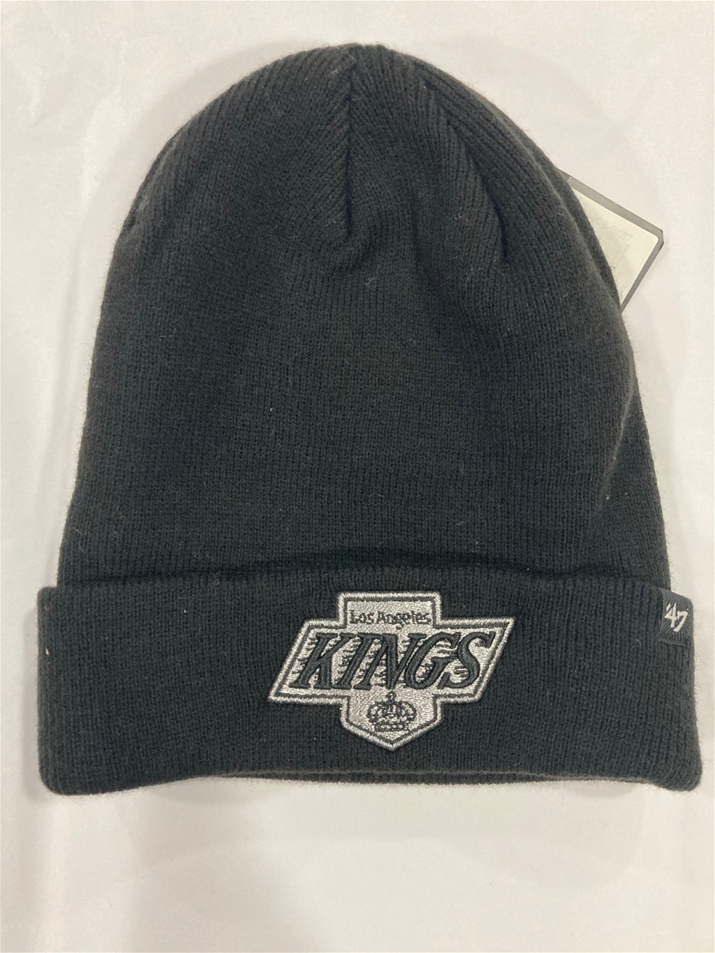 Los Angeles Kings Vintage NHL Black Raised Knit Cuff *NEW*