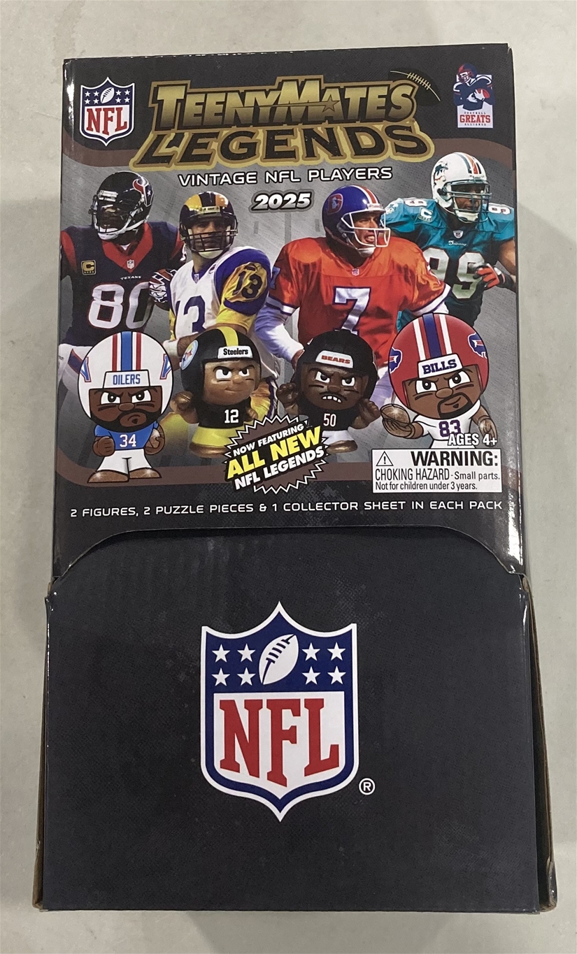 2024-25 NFL Teenymates Legends Series 3 Gravity Feed Display 32 Pack Box *NEW*