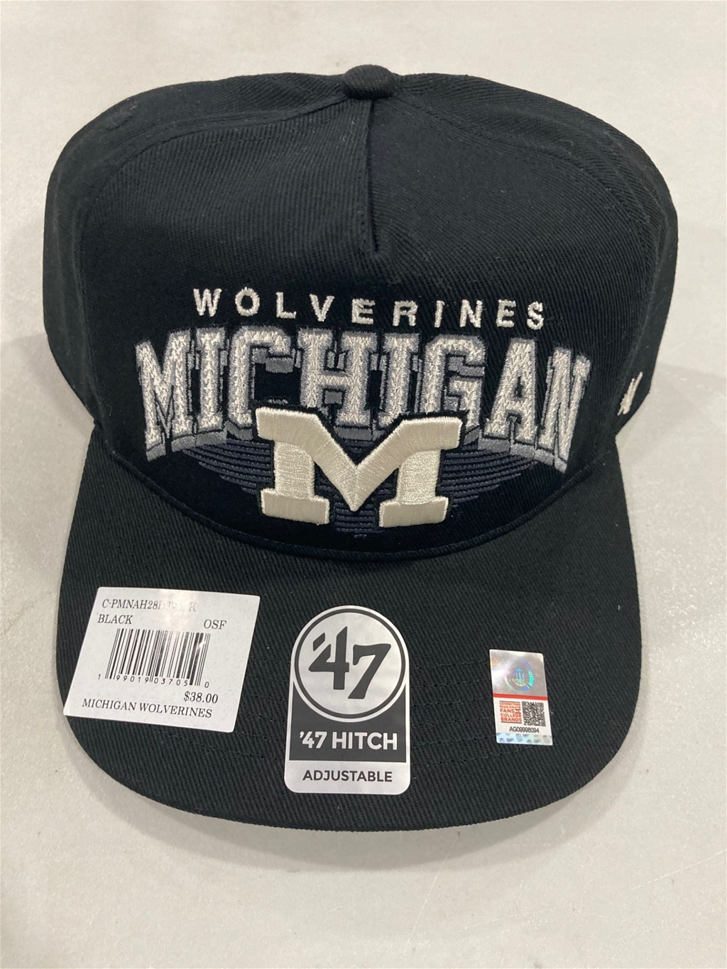 Michigan Wolverines NCAA Black Pomona Hitch Snapback Hat *NEW*