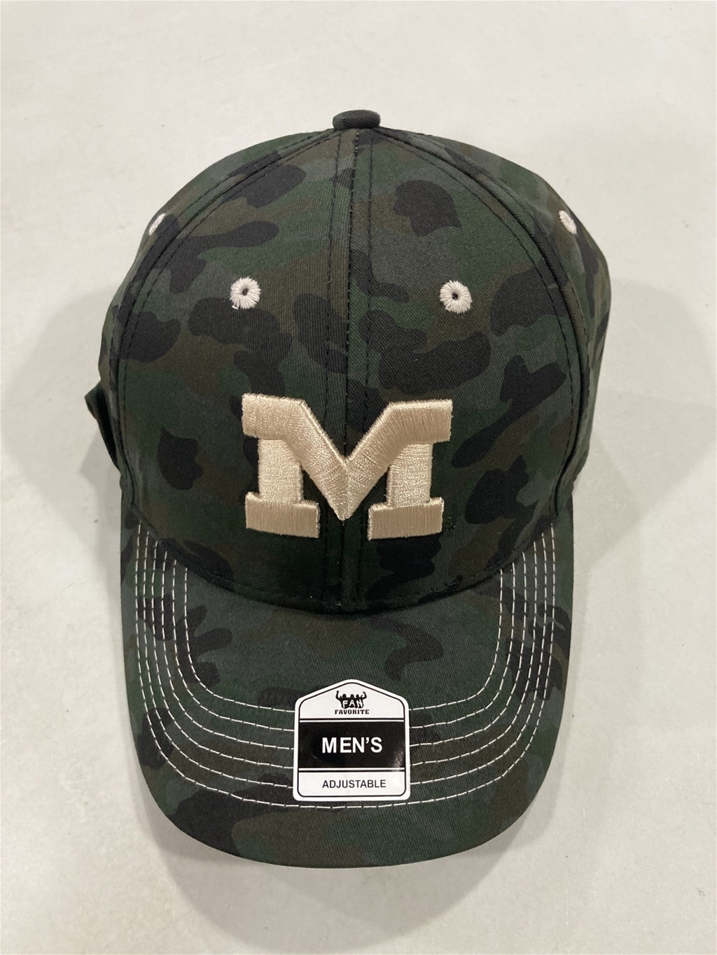 Michigan Wolverines NCAA Camo Mass Comrade MVP Snapback Hat *NEW*