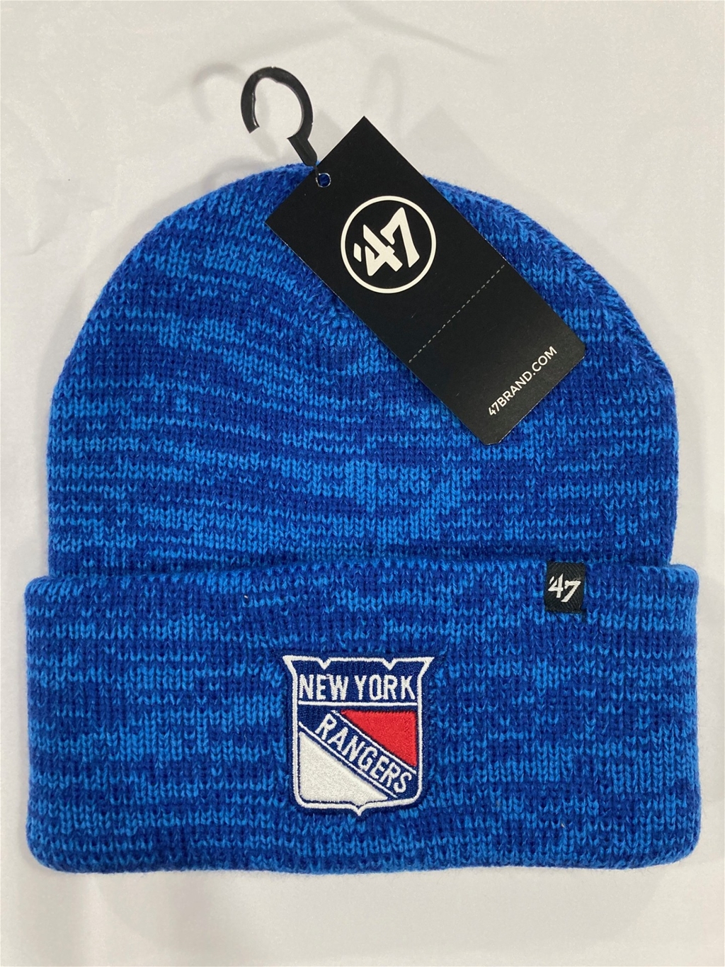 New York Rangers NHL Royal Brain Freeze Knit Cuff *NEW*