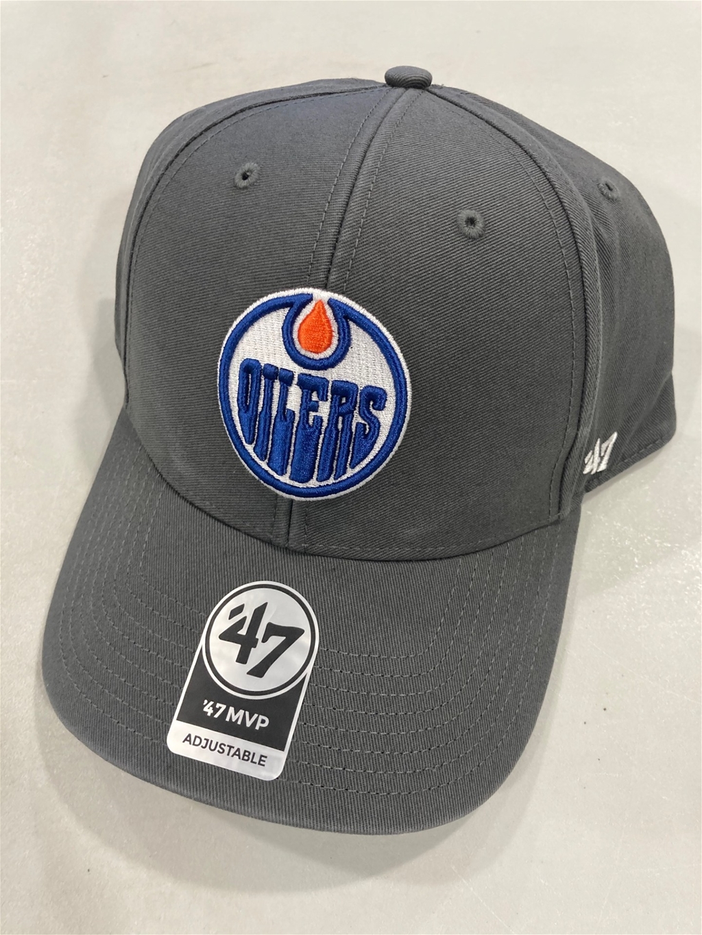 Edmonton Oilers NHL Charcoal Legend MVP Adjustable Hat *NEW*