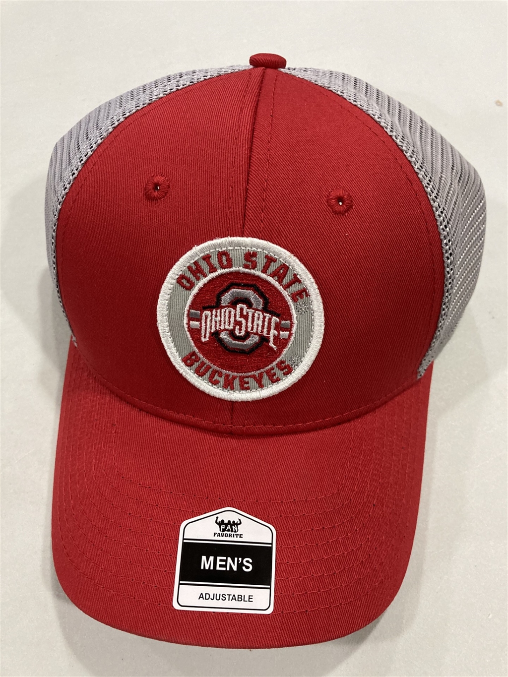 Ohio State Buckeyes NCAA Red Mass Eriksen MVP Mesh Snapback Hat *SALE*