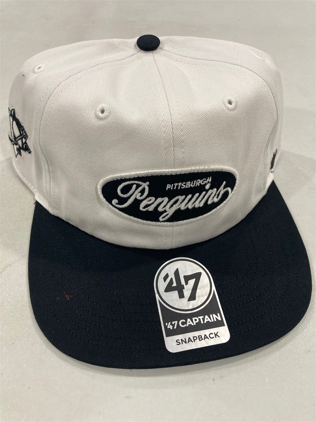 Pittsburgh Penguins NHL Sandstone Foundational Captain Snapback Hat *NEW*